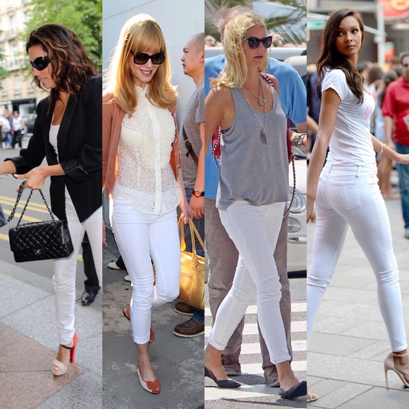 WHITE RAG AND BONE SKINNY | LIKE NEW | OPAQUE! - Picture 3 of 3